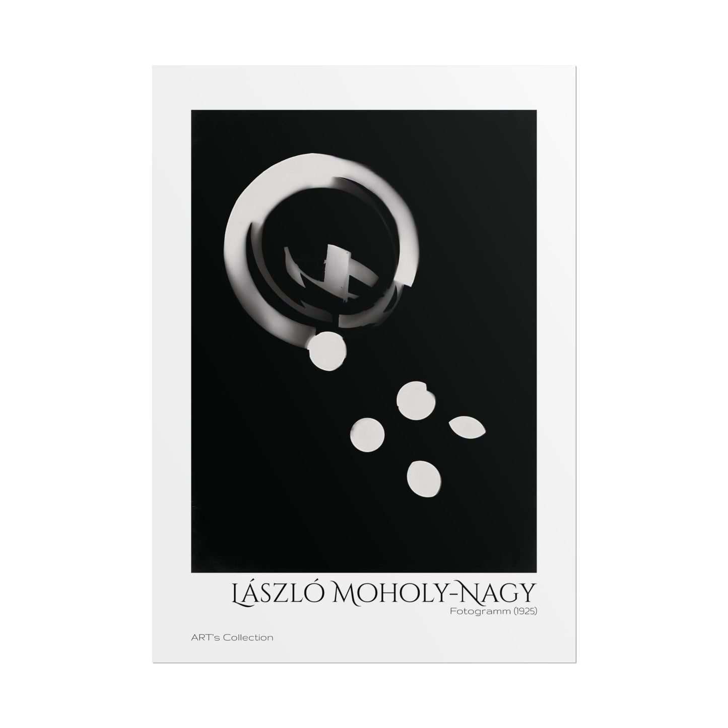 Fotogramm (1925) by László Moholy-Nagy / Affiche imprimée - Série ART's Collection