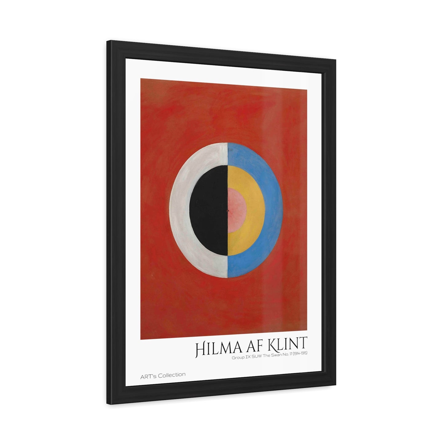 Group IX,SUW, No. 17. The Swan, No. 17 (1914-1915) by Hilma af Klint / Affiche Encadrée série ART's Collection