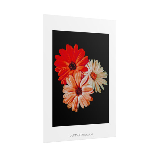 Collection Signature "FLORAL Numéro 7" sur Affiche imprimée - Série ART's Collection