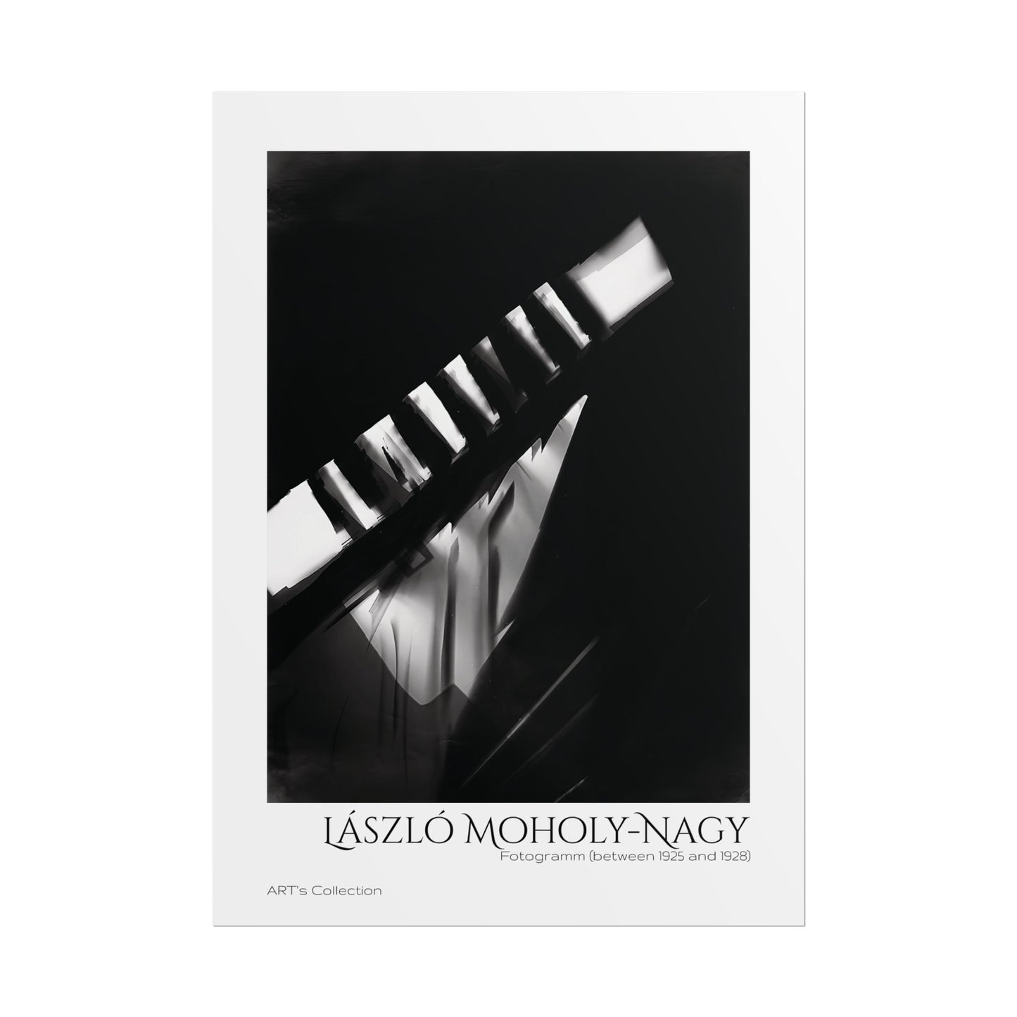 Fotogramm (between 1925 and 1928) by László Moholy-Nagy / Affiche imprimée - Série ART's Collection