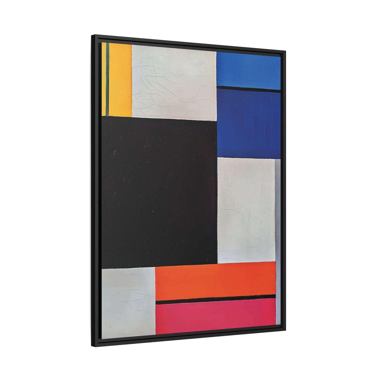 Composition XXI (1923) by Theo van Doesburg / Toile encadrée sur caisse américaine