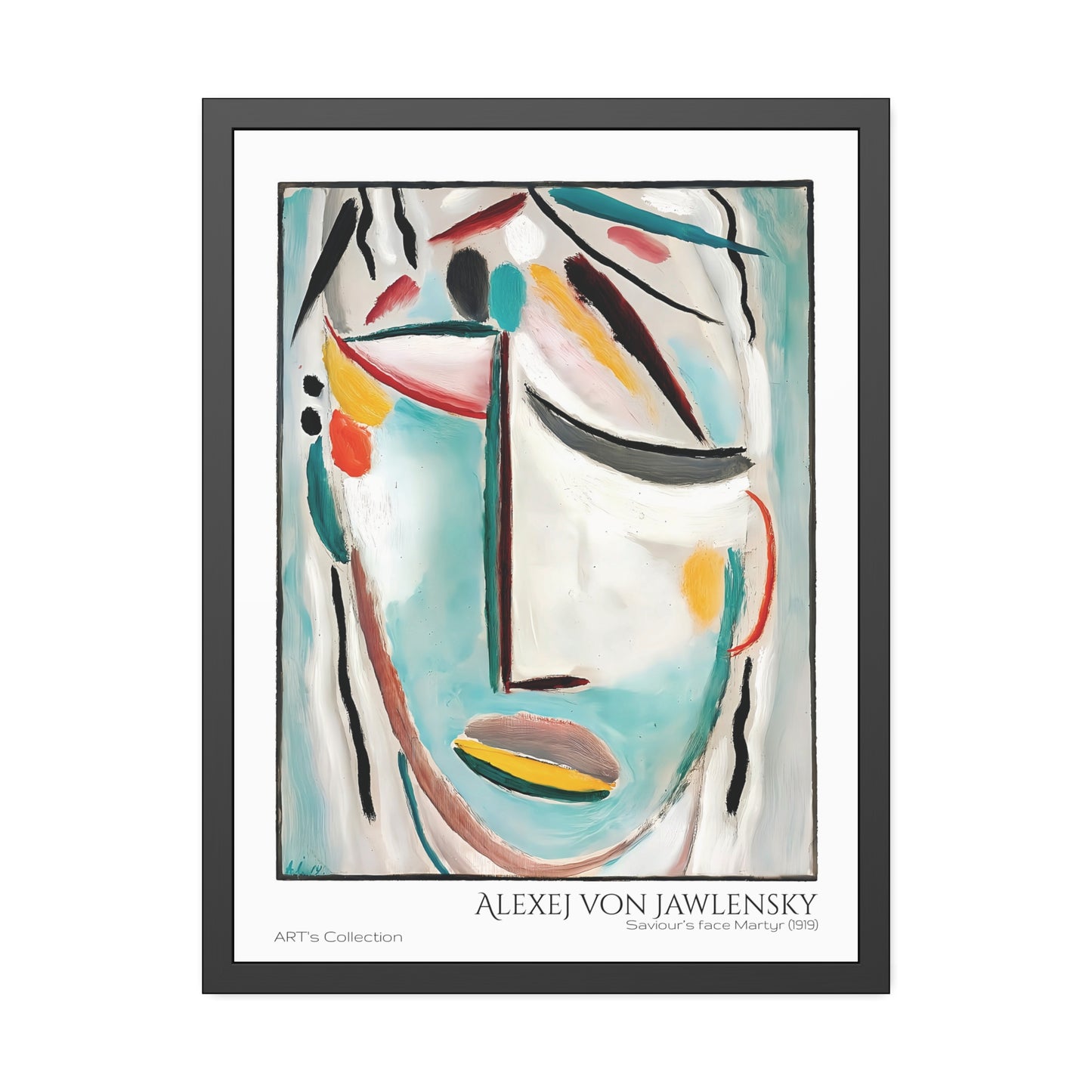 Saviour's face Martyr (1919) by Alexej von Jawlensky / Affiche Encadrée série ART's Collection