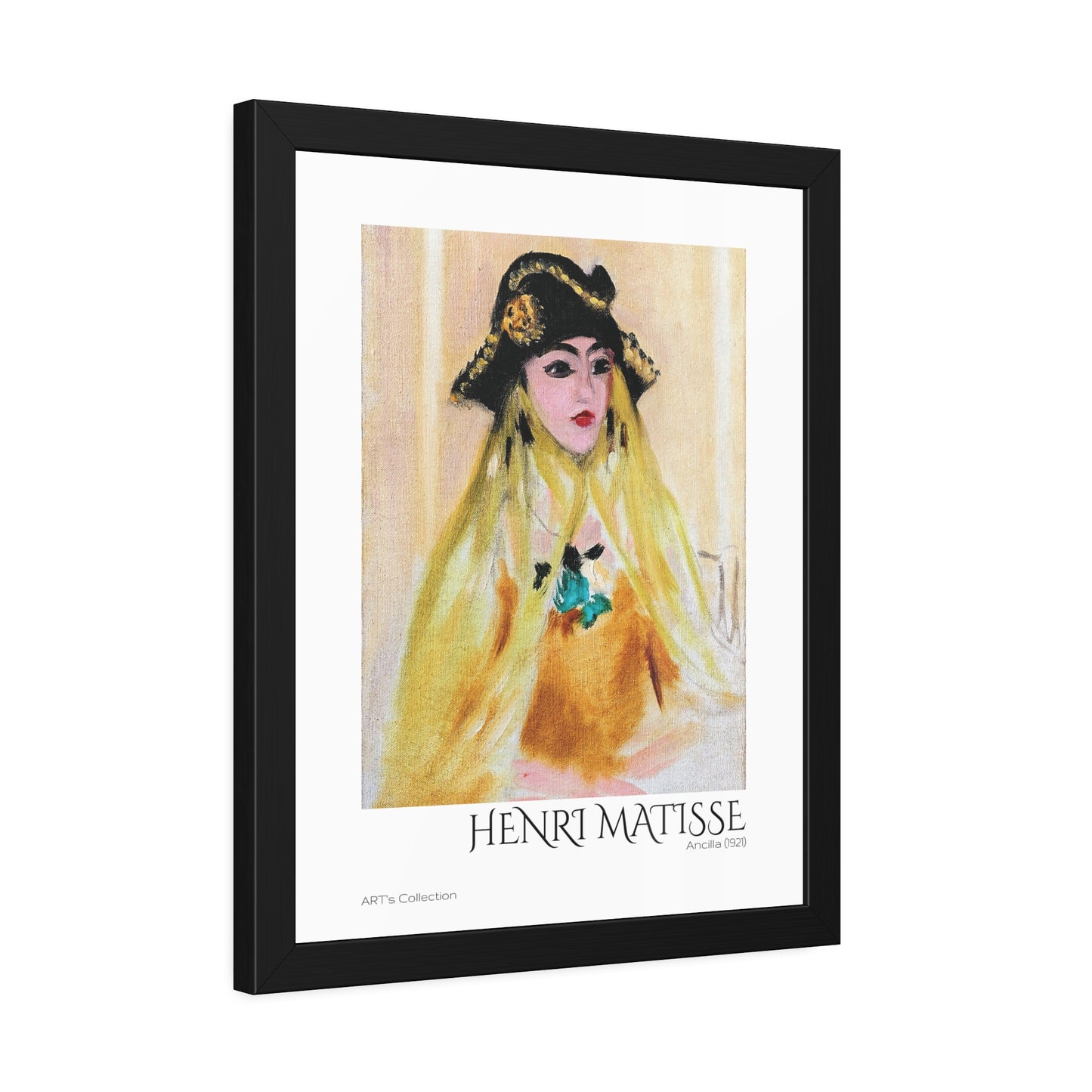 Ancilla (1921) by Henri Matisse / Affiche Encadrée série ART's Collection