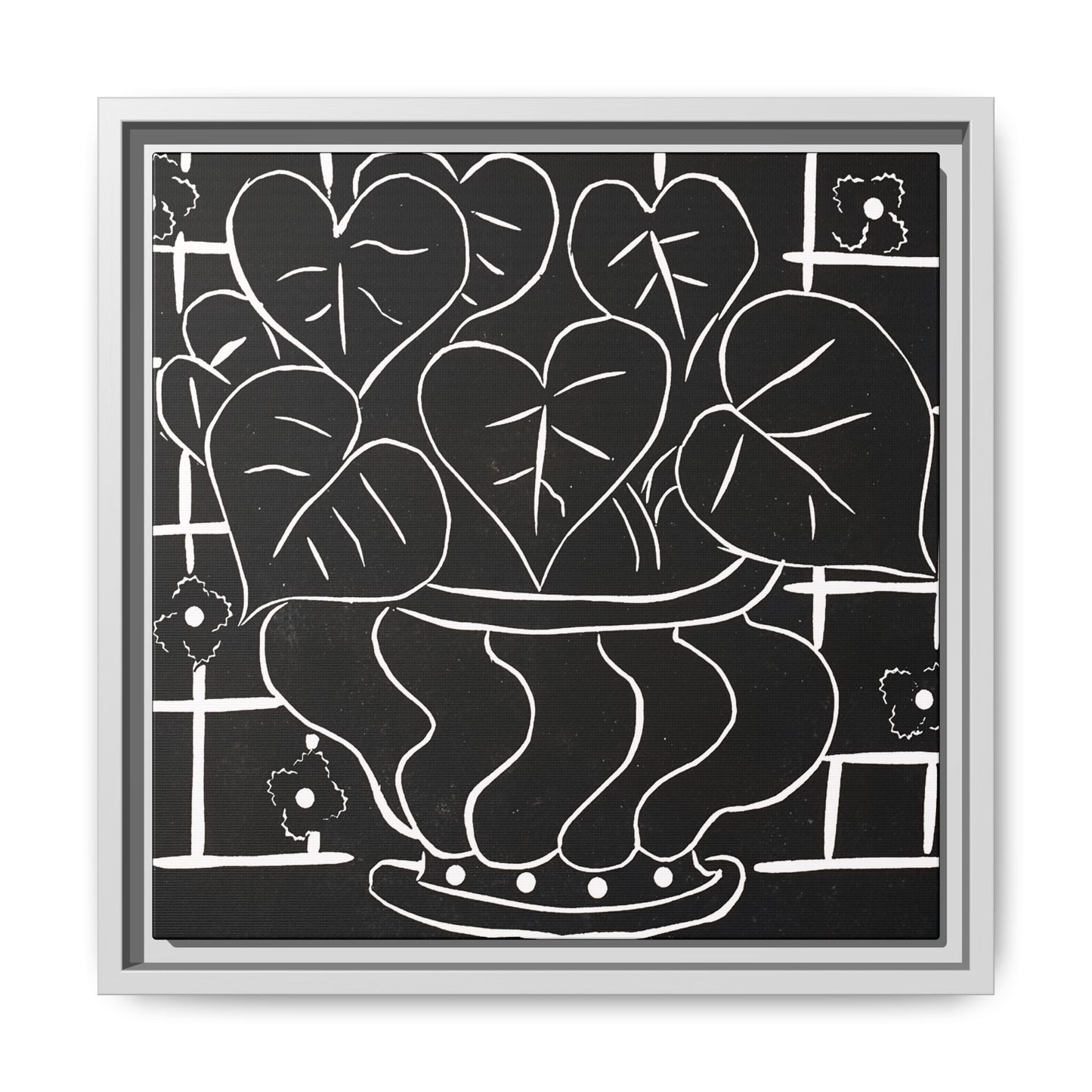 Corbeille de bégonias I (1938) by Henri Matisse / Toile encadrée sur caisse américaine