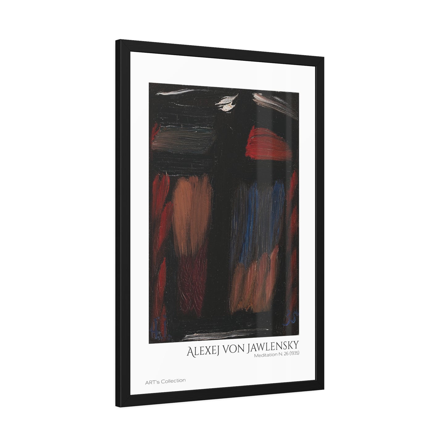 Meditation N. 26 (1935) by Alexej von Jawlensky / Affiche Encadrée série ART's Collection