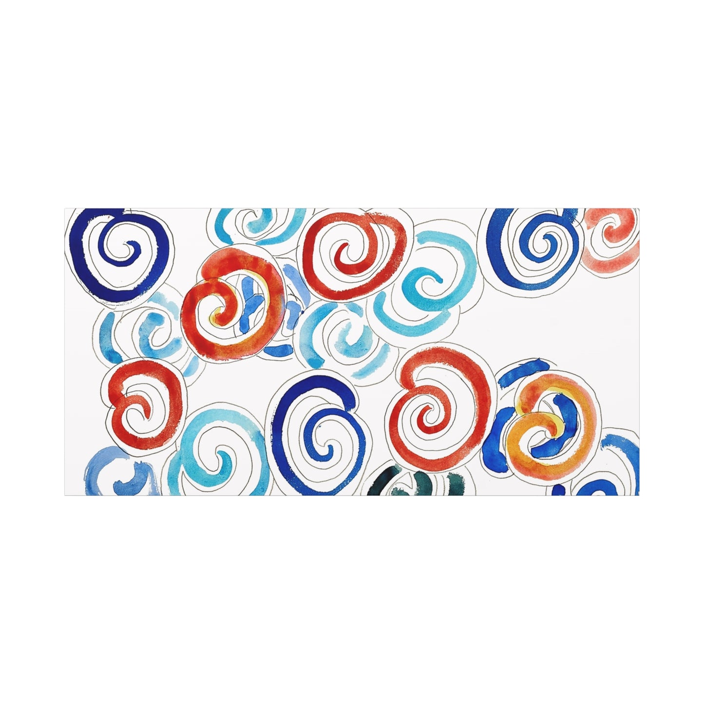 Escargots (1953) by Henri Matisse / Reproduction Fine Art sur Toile / Flanc Large Epaisseur 3.2 cm - 1.25 inch