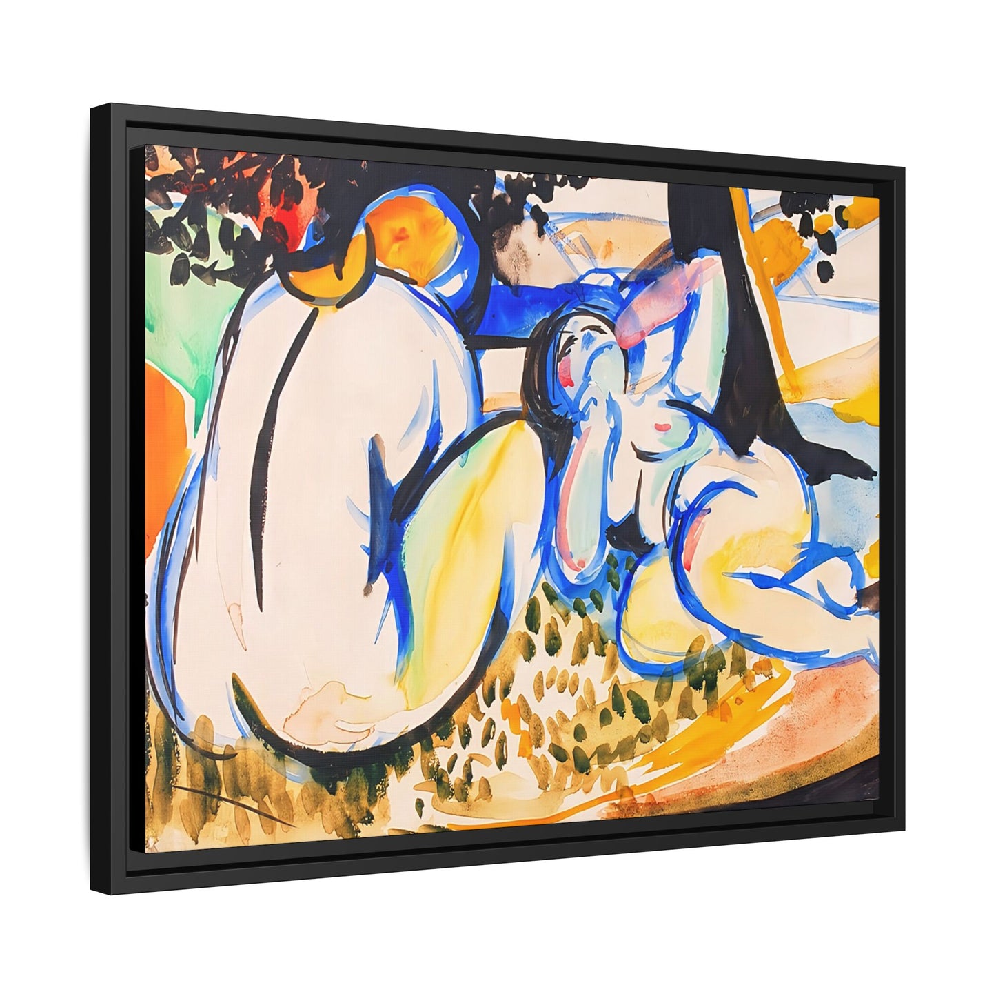 Nudes (1915-1918) by Henry Lyman Saÿen / Toile encadrée sur caisse américaine