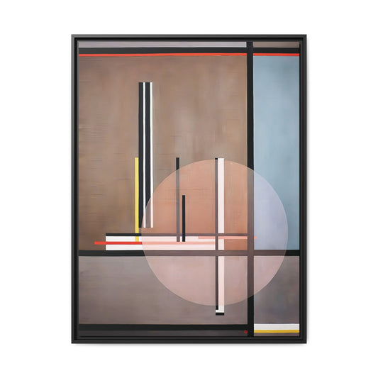 Lis (1922) by László Moholy-Nagy / Toile encadrée sur caisse américaine