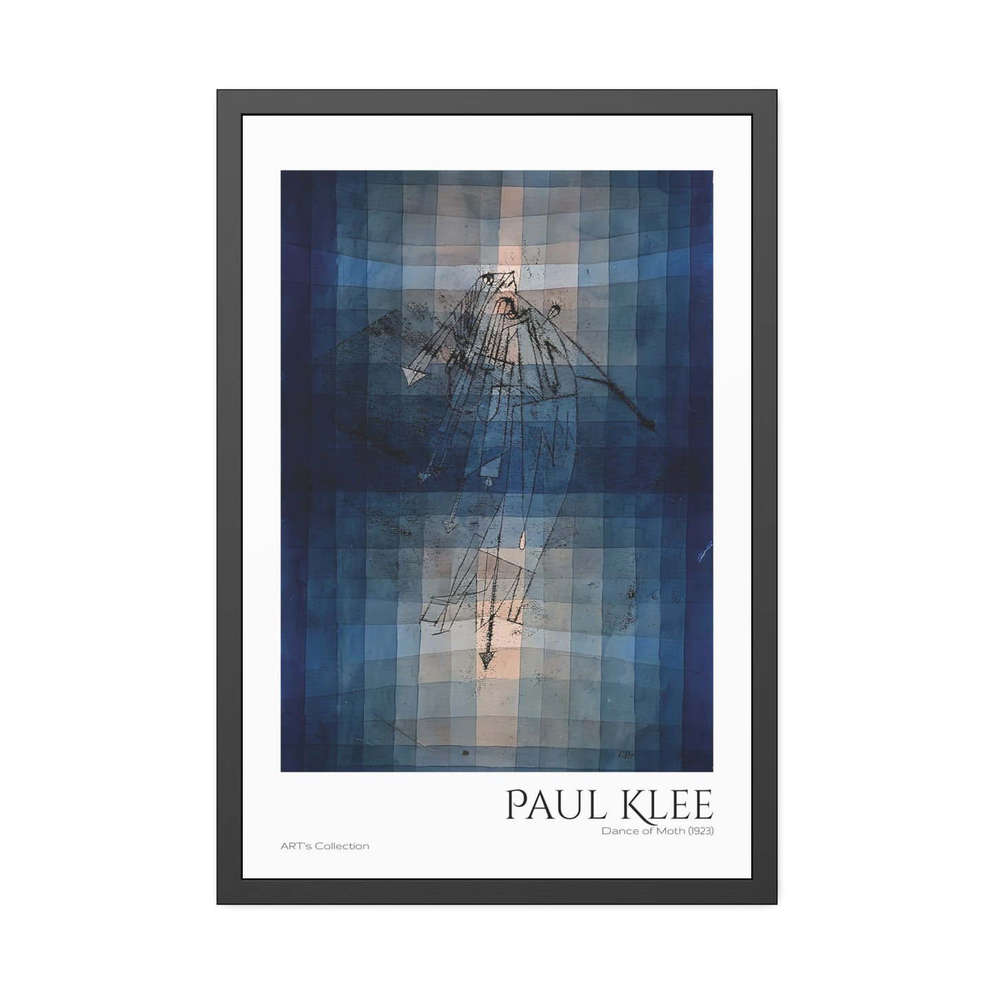 Dance of Moth (1923) by Paul Klee / Affiche Encadrée série ART's Collection