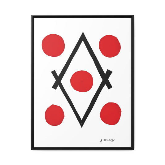 Losange (1946-1947) by Henri Matisse / Toile encadrée sur caisse américaine