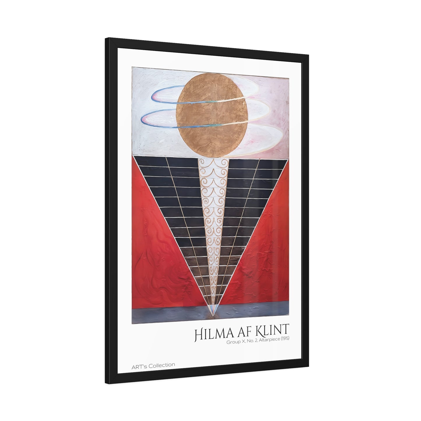 Group X No 2 Altarpiece (1915) by Hilma af Klint / Affiche Encadrée série ART's Collection