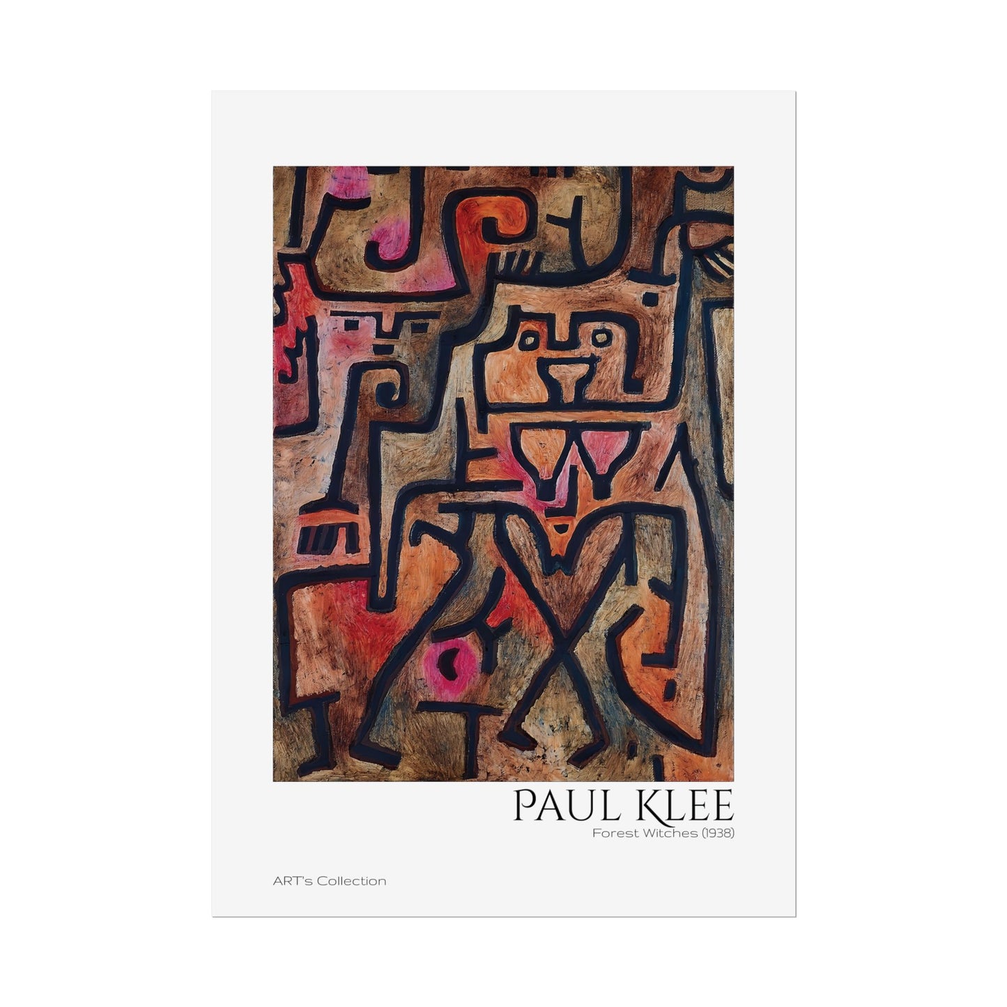 Forest Witches (1938) by Paul Klee / Affiche imprimée - Série ART's Collection