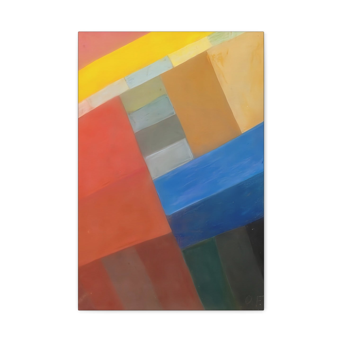 Komposition (Circa 1931) by Otto Freundlich / Reproduction Fine Art sur Toile / Epaisseur 3.2 cm - 1.25 inch