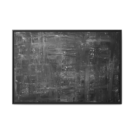 Tableau Intemporel Ardoise Soft "Série Sign Collections" / Toile encadrée sur caisse américaine