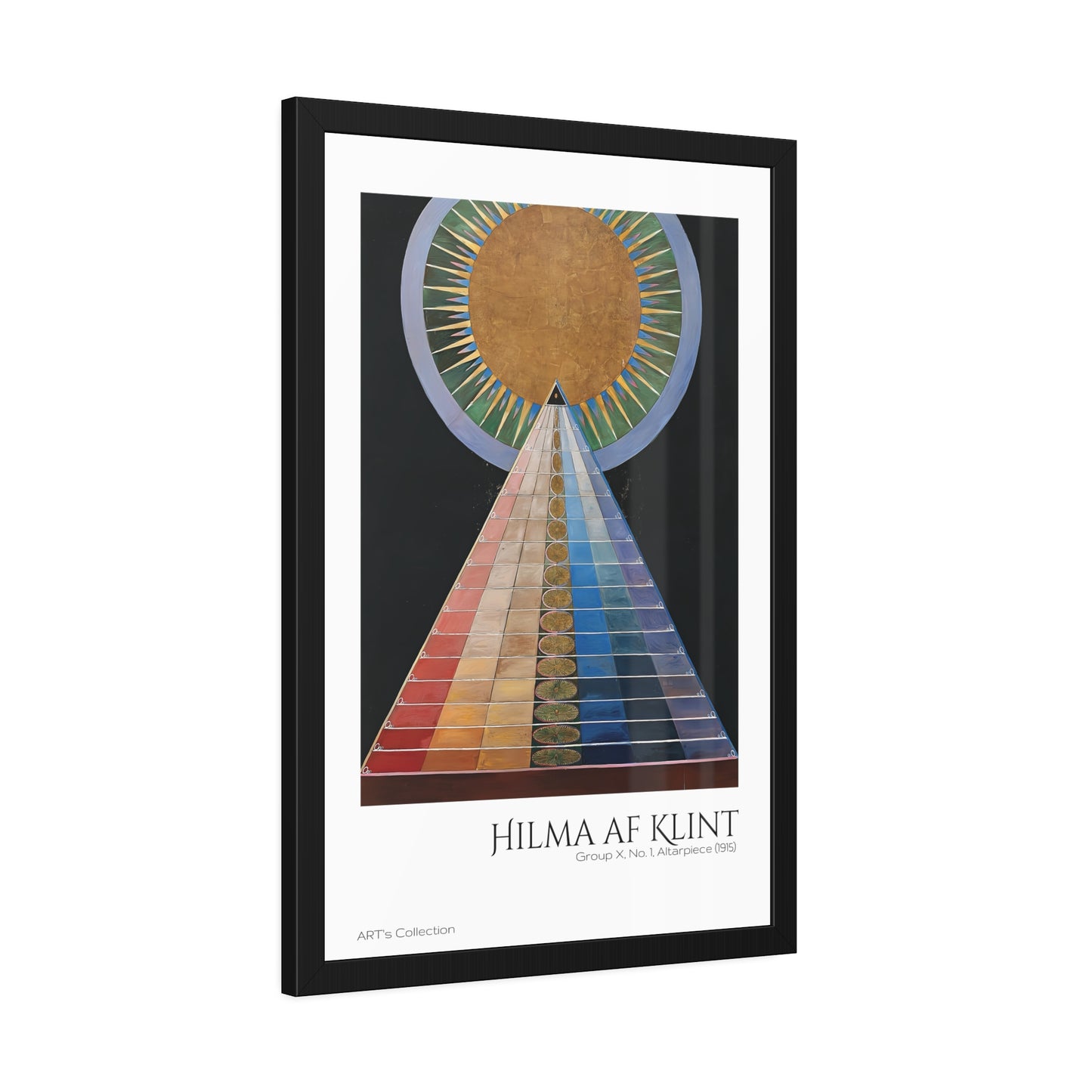 Group X No 1 Altarpiece (1915) by Hilma af Klint / Affiche Encadrée série ART's Collection