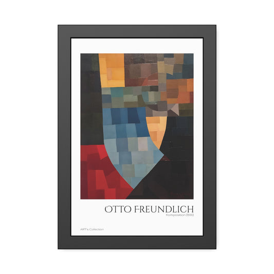 Komposition (1930) by Otto Freundlich / Affiche Encadrée série ART's Collection