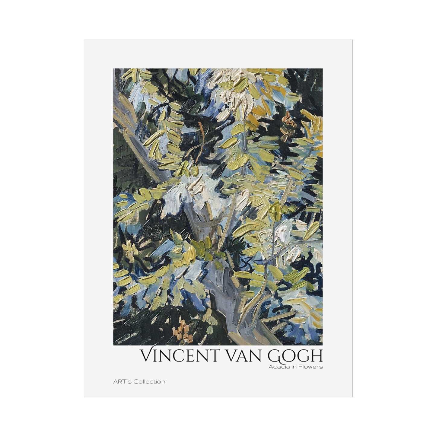 Acacia in Flowers by Vincent van Gogh / Affiche imprimée - Série ART's Collection