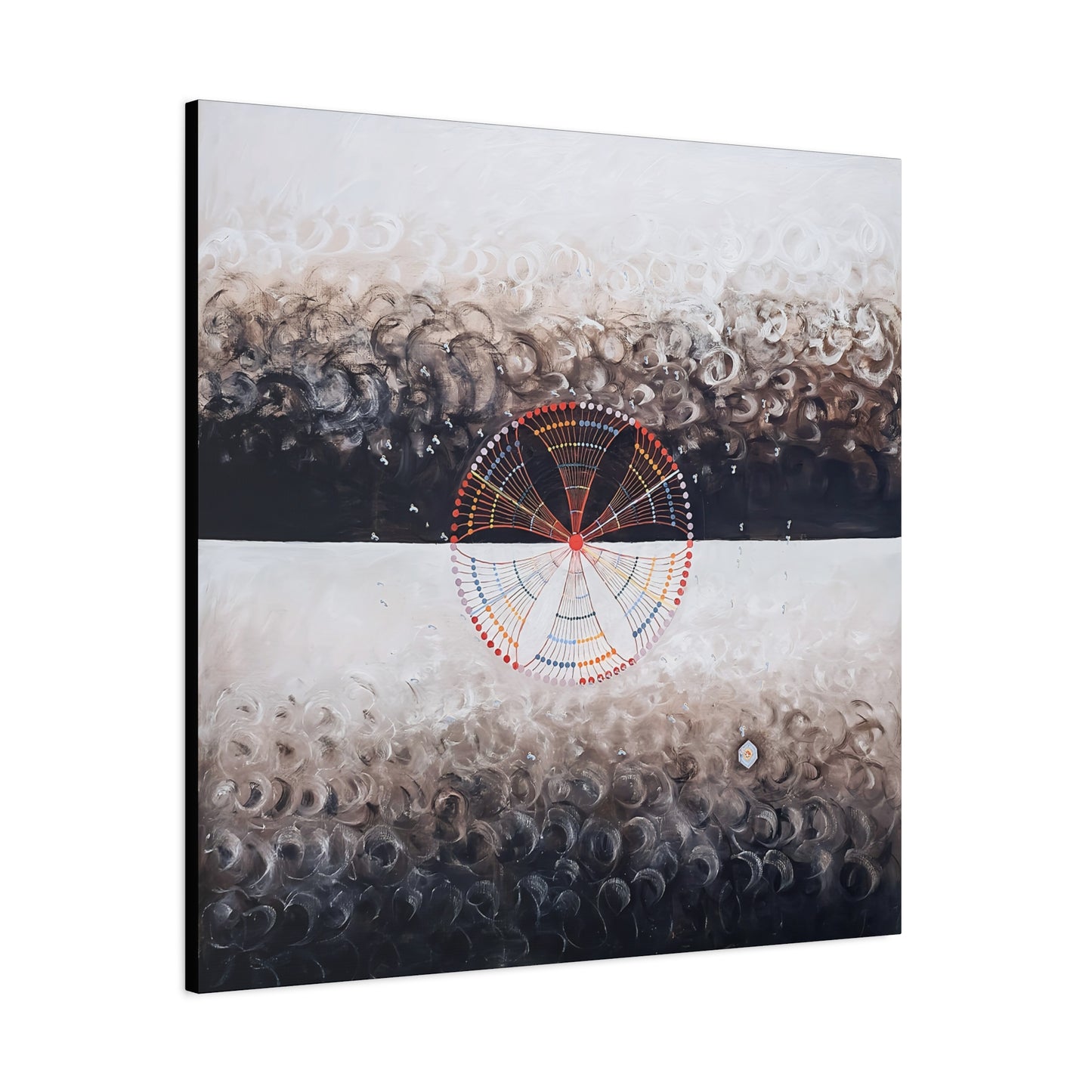The Swan, No. 10, Group IX-SUW (1915) by Hilma af Klint / Reproduction Fine Art sur Toile / Large Epaisseur 3.2 cm - 1.25 inch