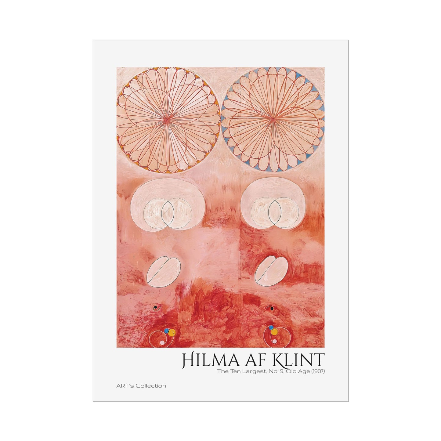 The Ten Largest, No. 9, Old Age (1907) by Hilma af Klint / Affiche imprimée - Série ART's Collection