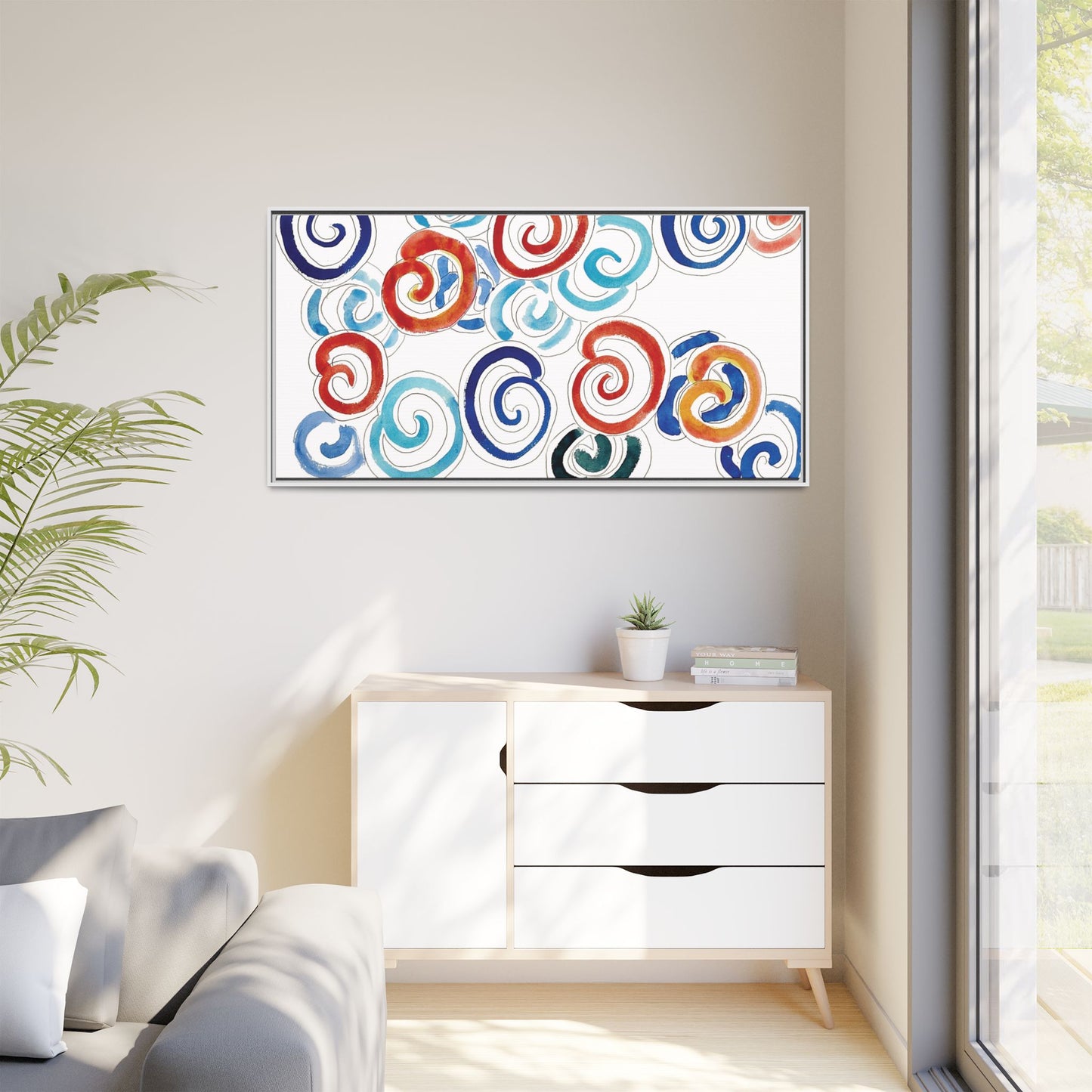 Escargots (1953) by Henri Matisse / Toile encadrée sur caisse américaine