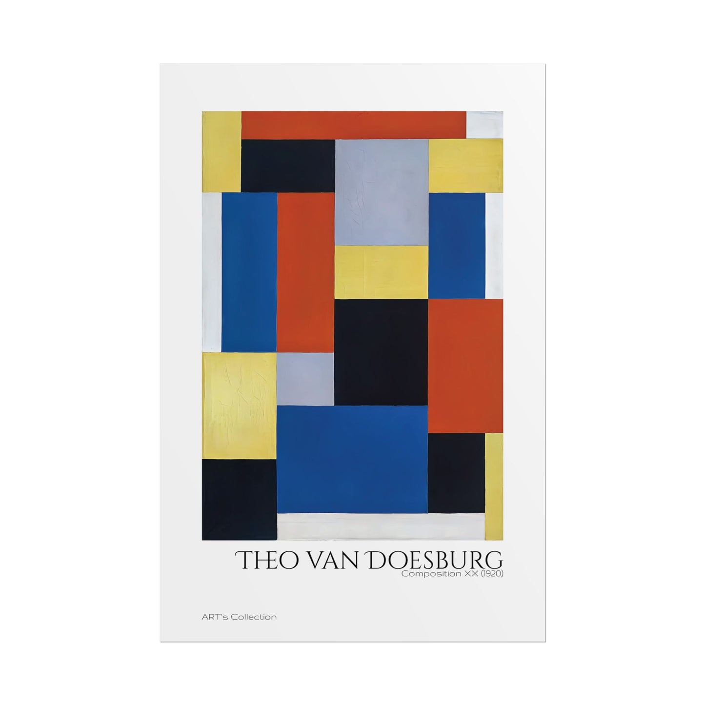 Composition XX (1920) by Theo van Doesburg / Affiche imprimée - Série ART's Collection