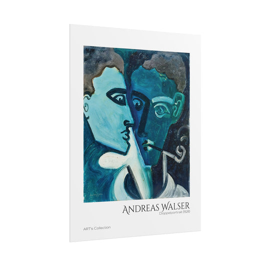 Doppelportrait (1928) by Andreas Walser / Affiche imprimée - Série ART's Collection