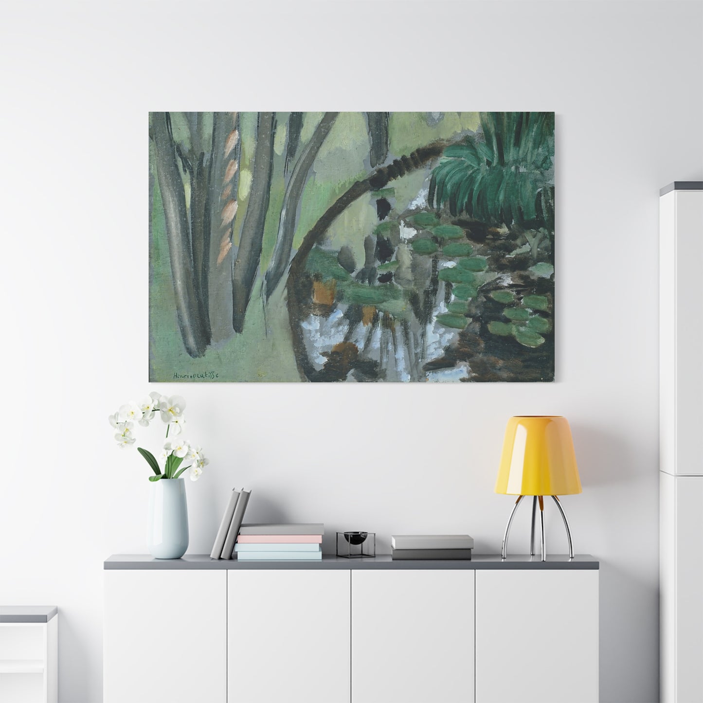 Le ruisseau, Maintenon (1918) by Henri Matisse / Reproduction Fine Art sur Toile / Flanc Large Epaisseur 3.2 cm - 1.25 inch