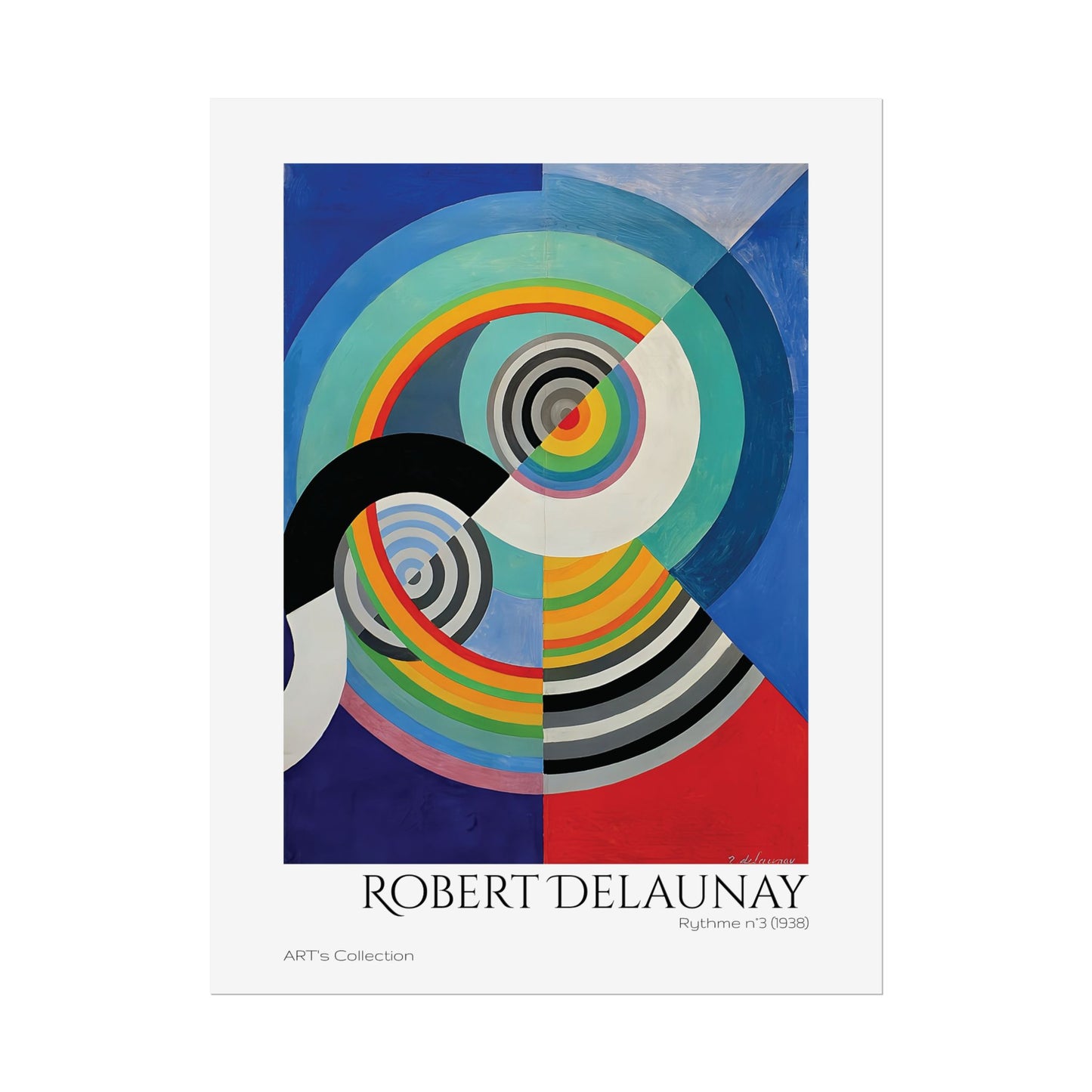 Rythme Numéro 3 (1938) by Robert Delaunay / Affiche imprimée - Série ART's Collection