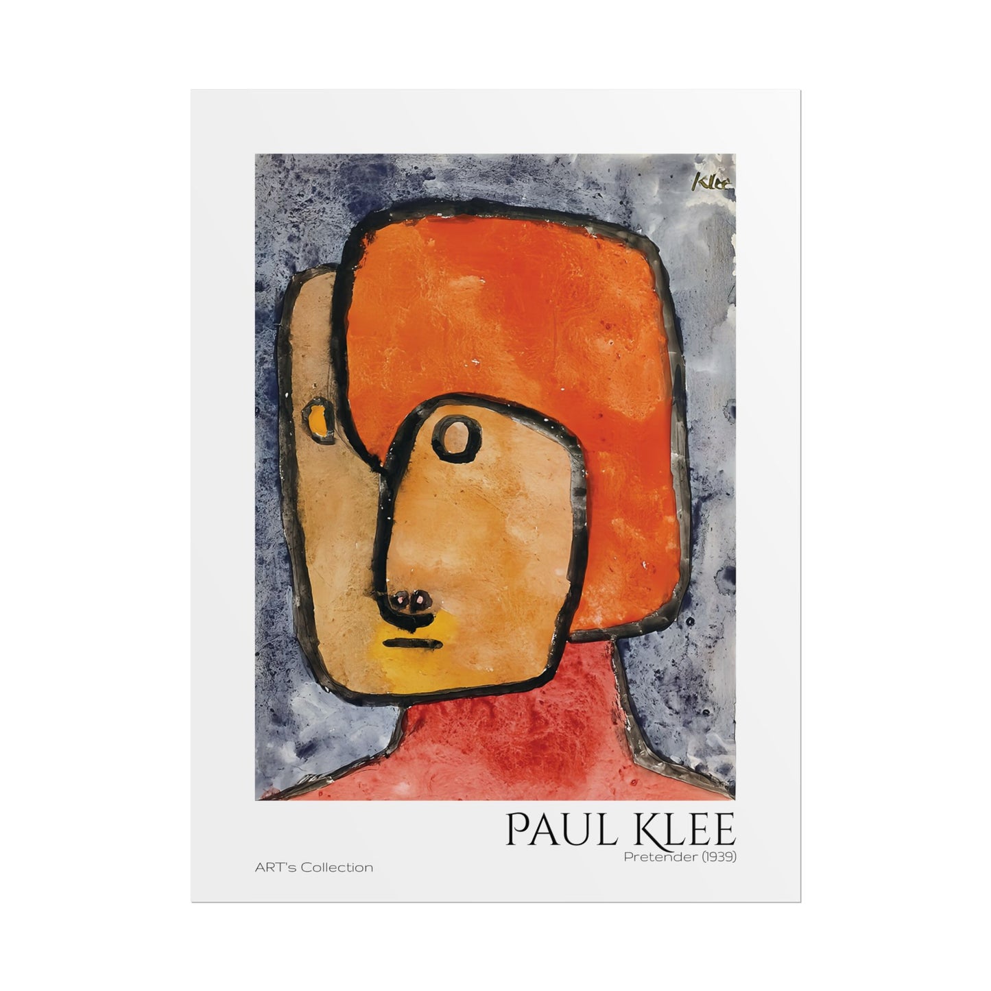 Pretender (1939) by Paul Klee / Affiche imprimée - Série ART's Collection