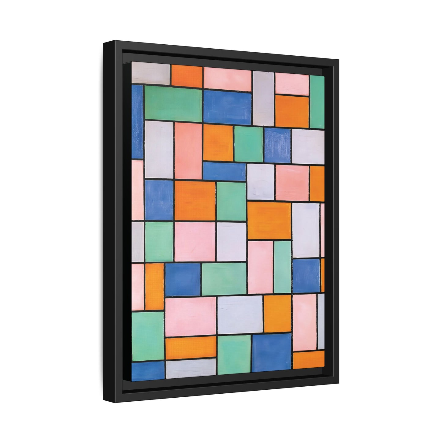Composition in dissonances (1919) by Theo van Doesburg / Toile encadrée sur caisse américaine