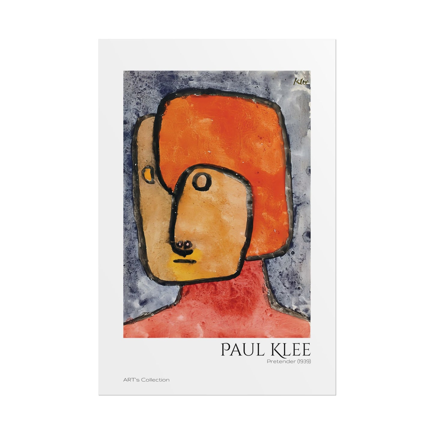 Pretender (1939) by Paul Klee / Affiche imprimée - Série ART's Collection