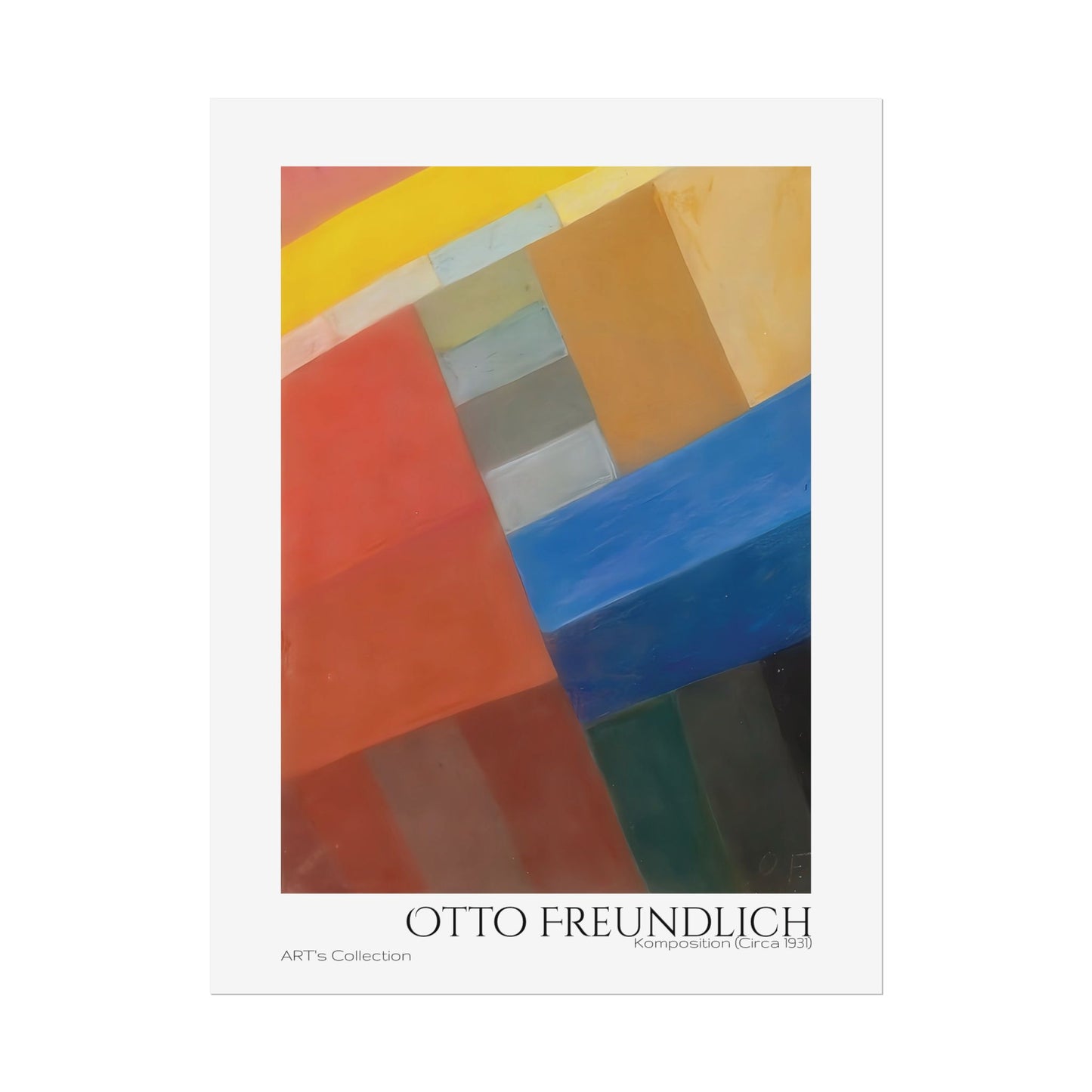 Komposition (Circa 1931) by Otto Freundlich / Affiche imprimée - Série ART's Collection
