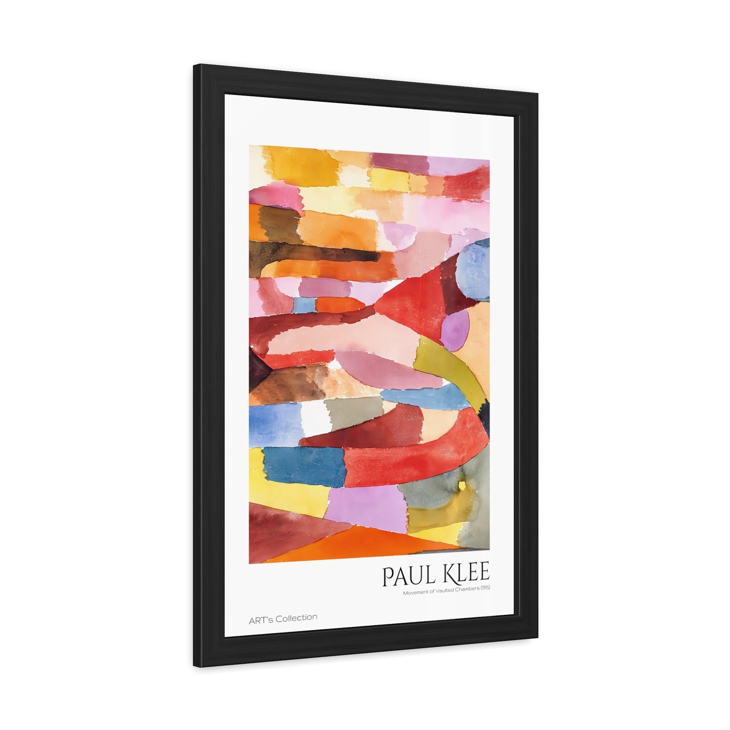 Movement of Vaulted Chambers (1915) by Paul Klee / Affiche Encadrée série ART's Collection