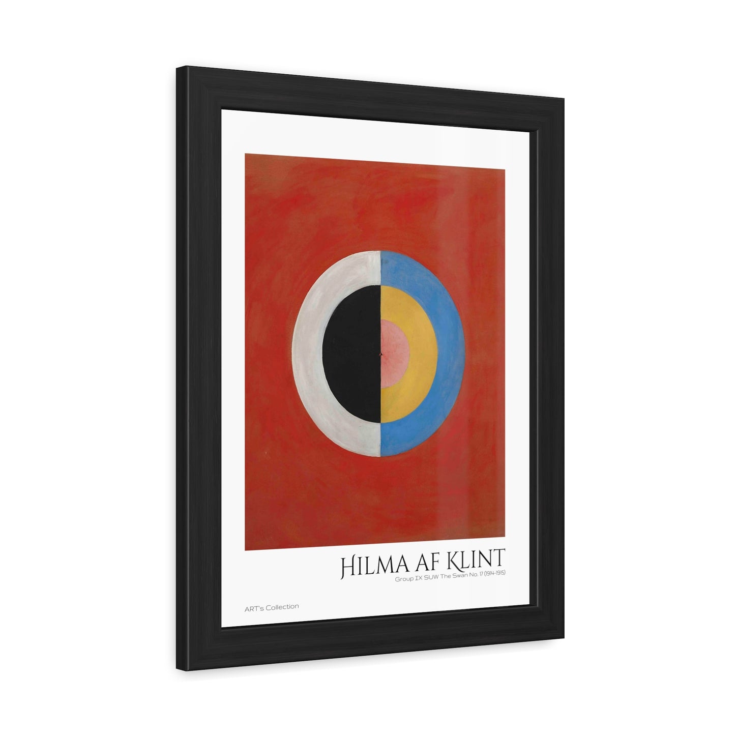 Group IX,SUW, No. 17. The Swan, No. 17 (1914-1915) by Hilma af Klint / Affiche Encadrée série ART's Collection