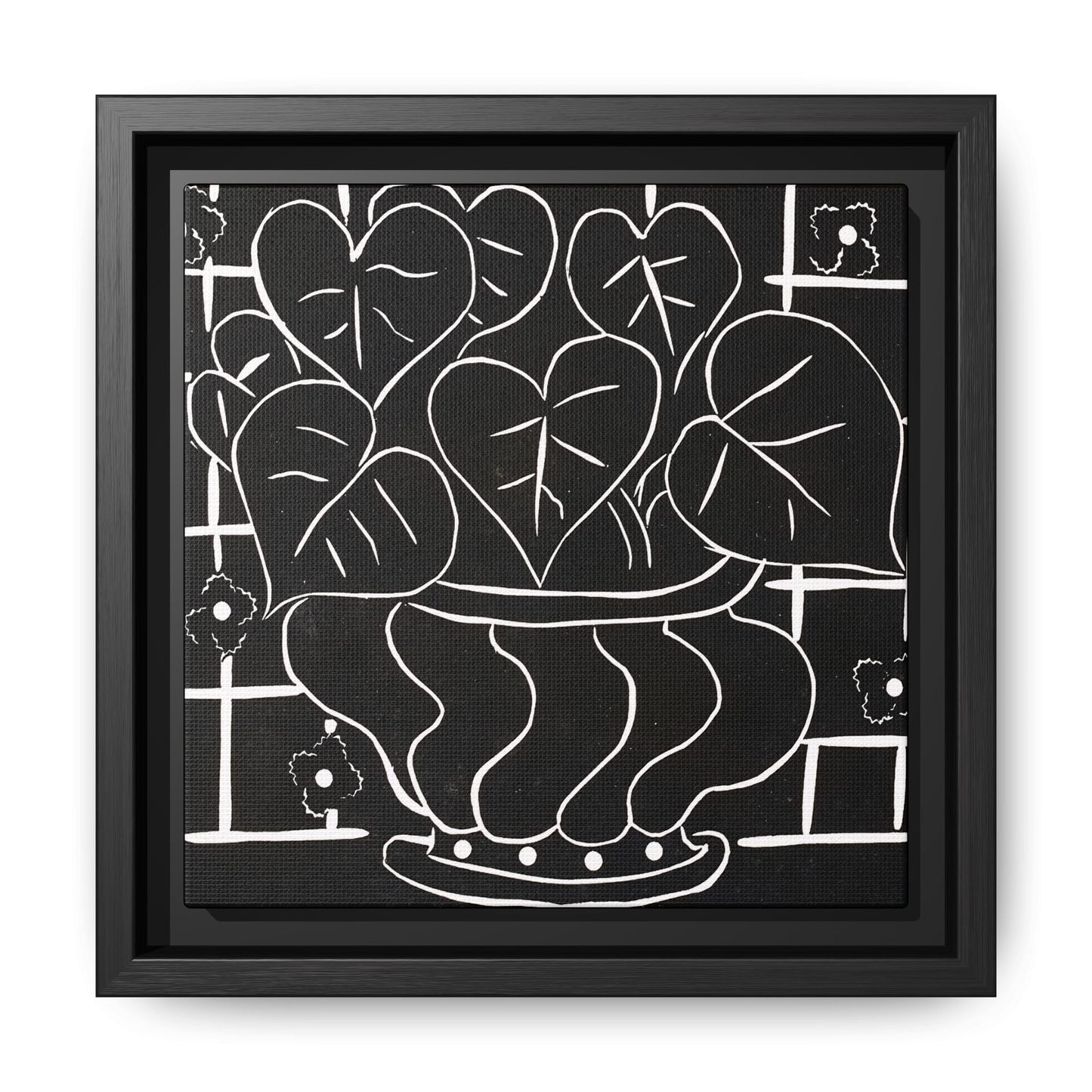 Corbeille de bégonias I (1938) by Henri Matisse / Toile encadrée sur caisse américaine