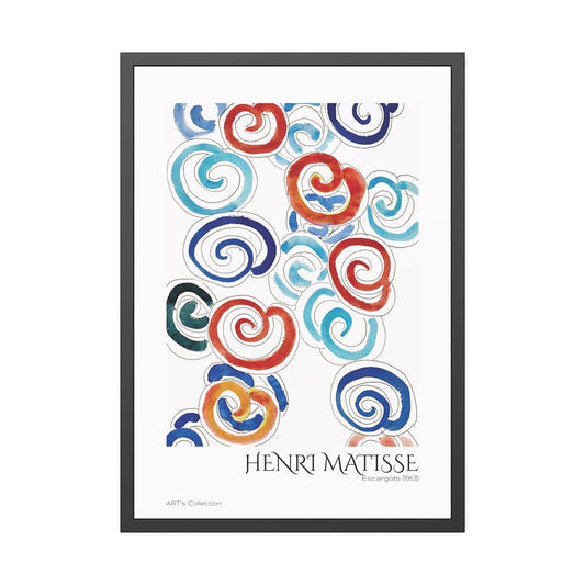 Escargots (1953) by Henri Matisse / Affiche Encadrée série ART's Collection