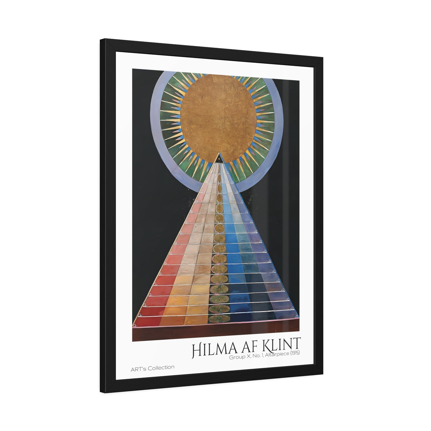 Group X No 1 Altarpiece (1915) by Hilma af Klint / Affiche Encadrée série ART's Collection