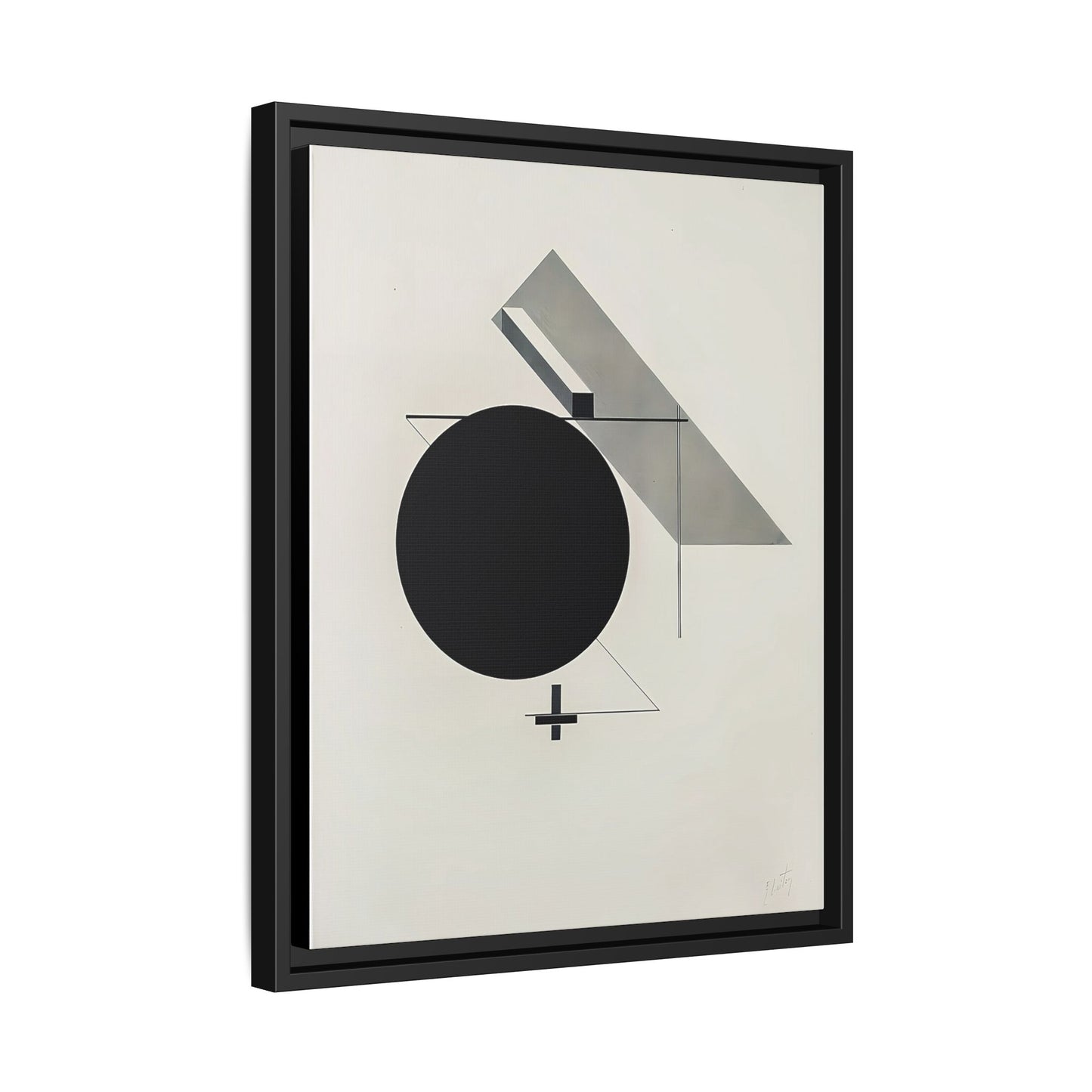 Kestnermappe Proun, Rob. Levnis and Chapman GmbH Hannover #5 (1923) by El Lissitzky / Toile encadrée sur caisse américaine