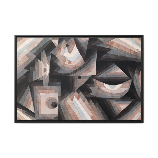 Crystal gradation (1922) by Paul Klee / Toile encadrée sur caisse américaine