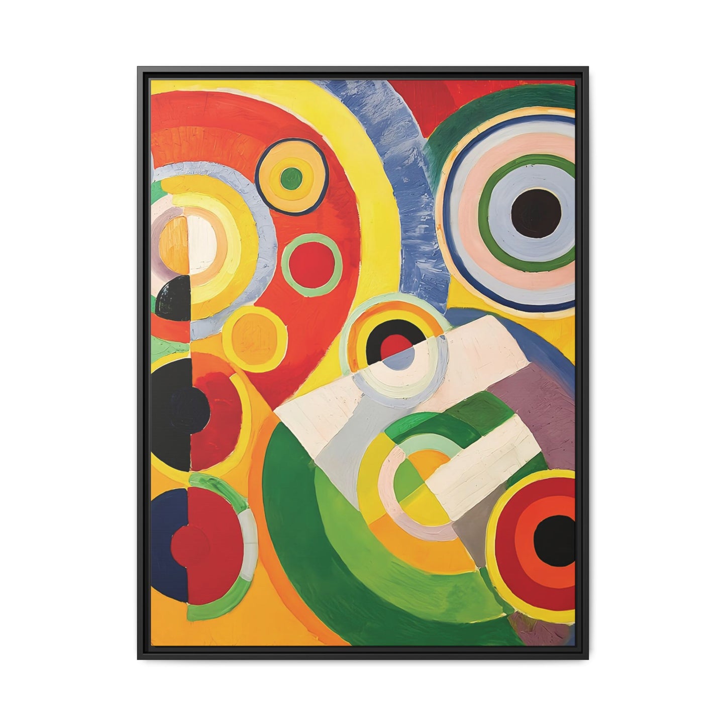 Rythme, Joie de vivre (1930) by Robert Delaunay / Toile encadrée sur caisse américaine