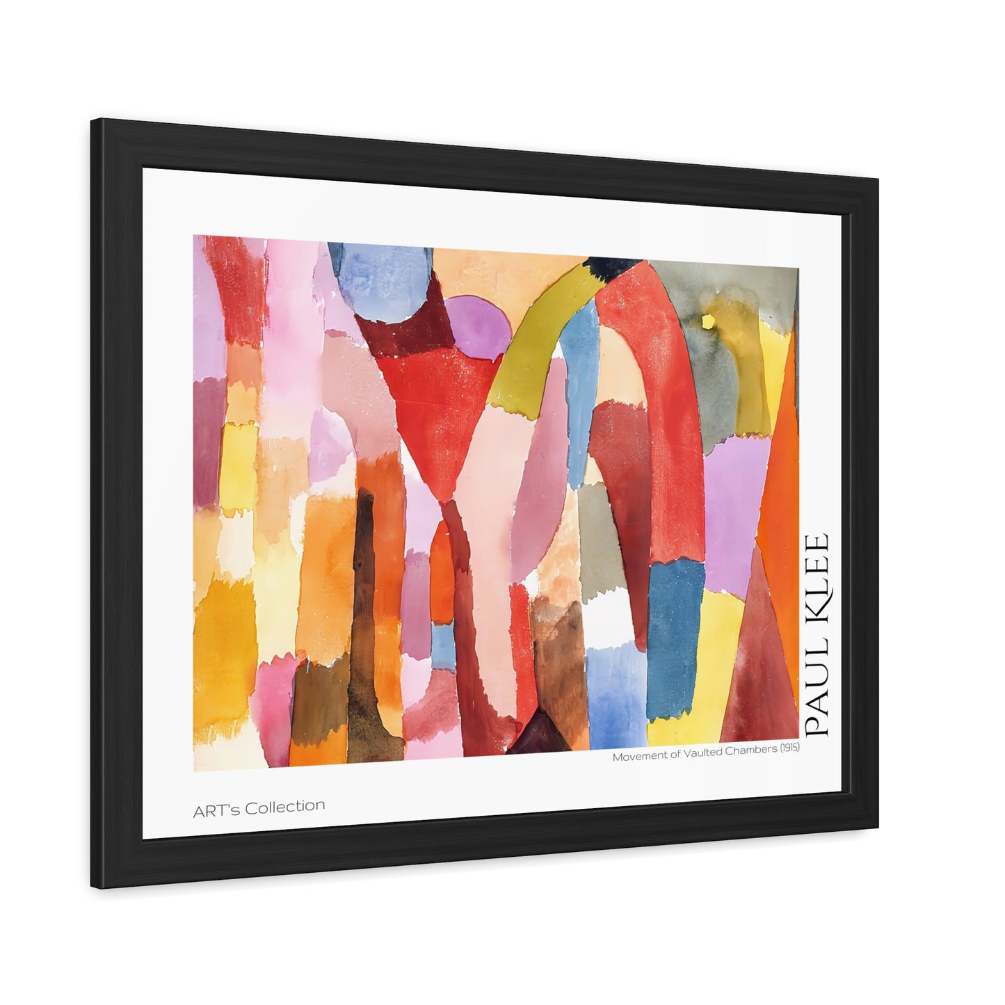 Movement of Vaulted Chambers (1915) by Paul Klee / Affiche Encadrée série ART's Collection