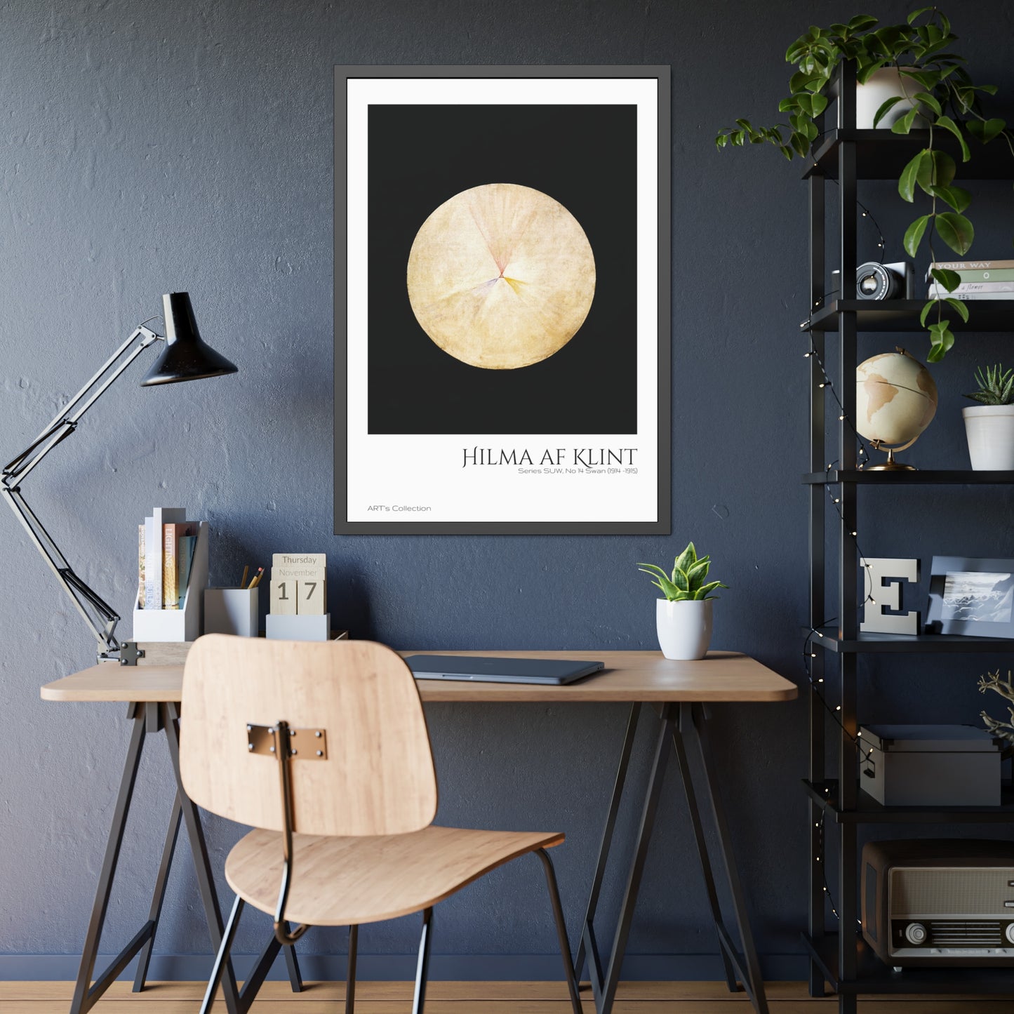 Series SUW, No 14 Swan (1914 -1915) by Hilma af Klint / Affiche Encadrée série ART's Collection