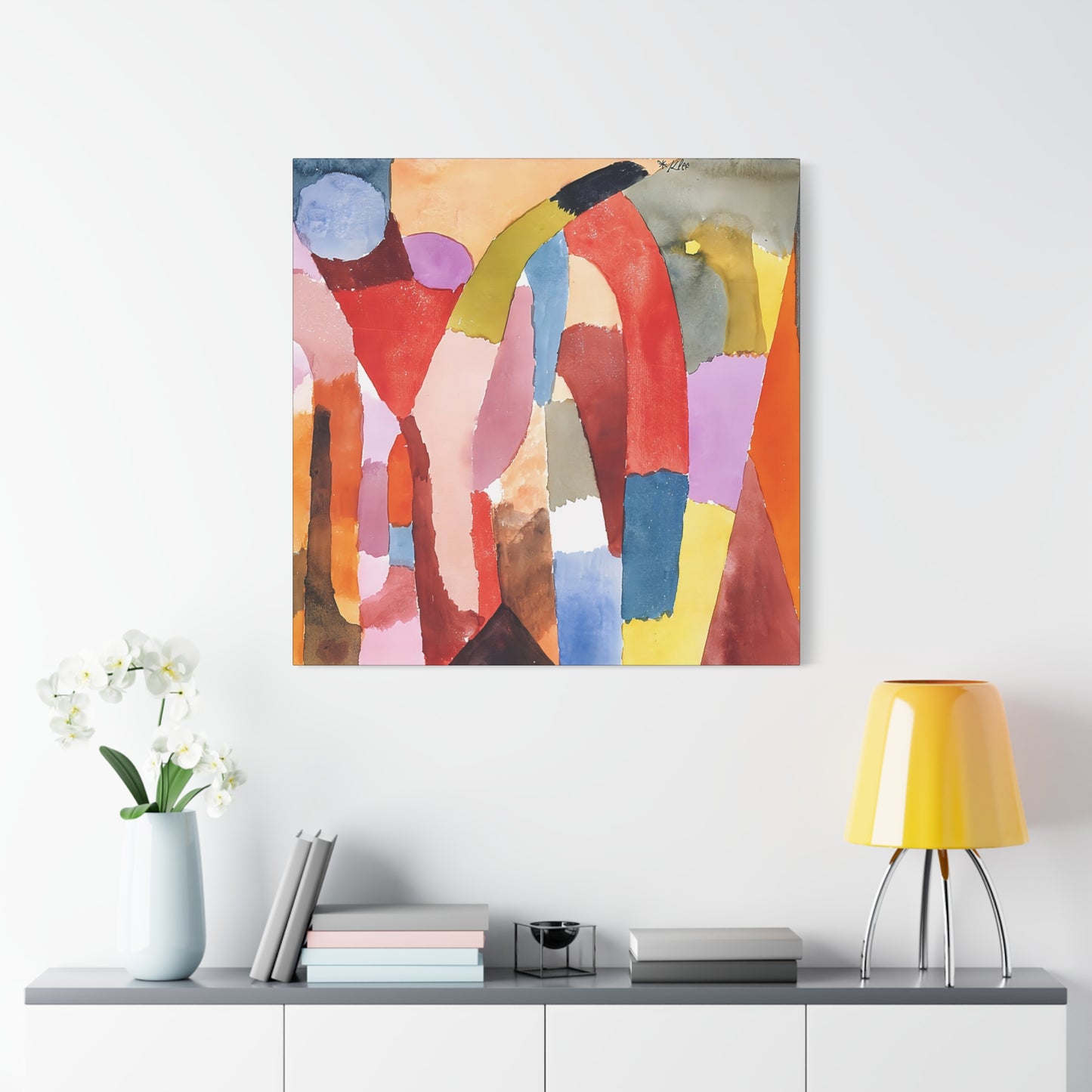 Movement of Vaulted Chambers (1915) by Paul Klee / Reproduction Fine Art sur Toile / Epaisseur 3,2cm - 1'25 po
