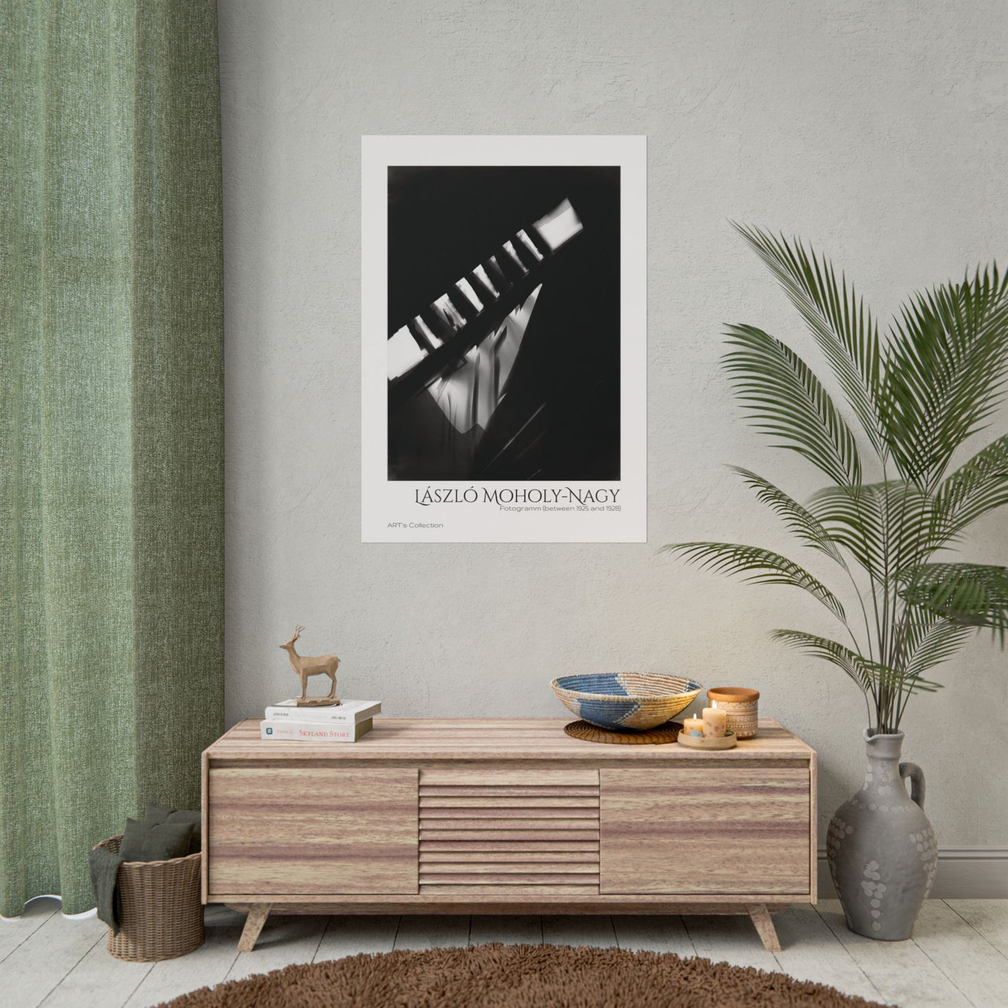 Fotogramm (between 1925 and 1928) by László Moholy-Nagy / Affiche imprimée - Série ART's Collection