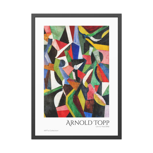 Ohne Titel (1919) by Arnold Topp / Affiche Encadrée série ART's Collection
