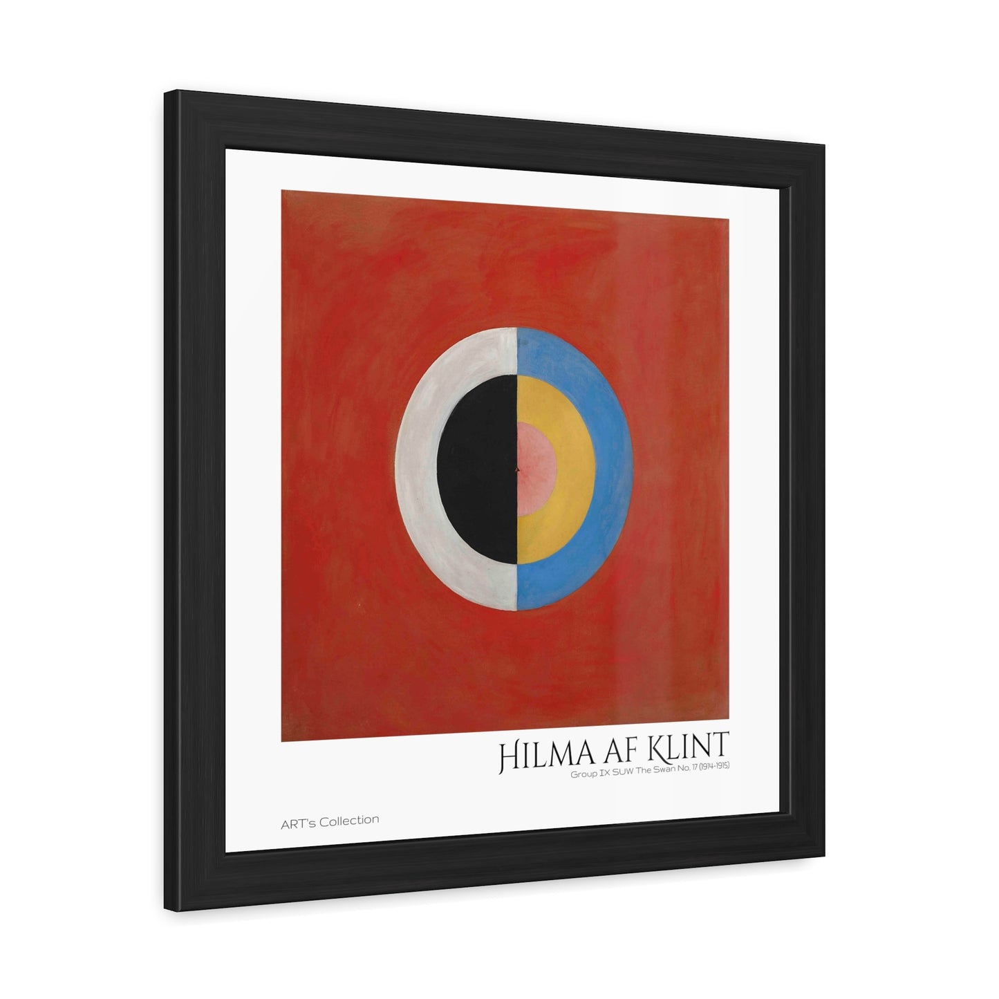 Group IX,SUW, No. 17. The Swan, No. 17 (1914-1915) by Hilma af Klint / Affiche Encadrée série ART's Collection
