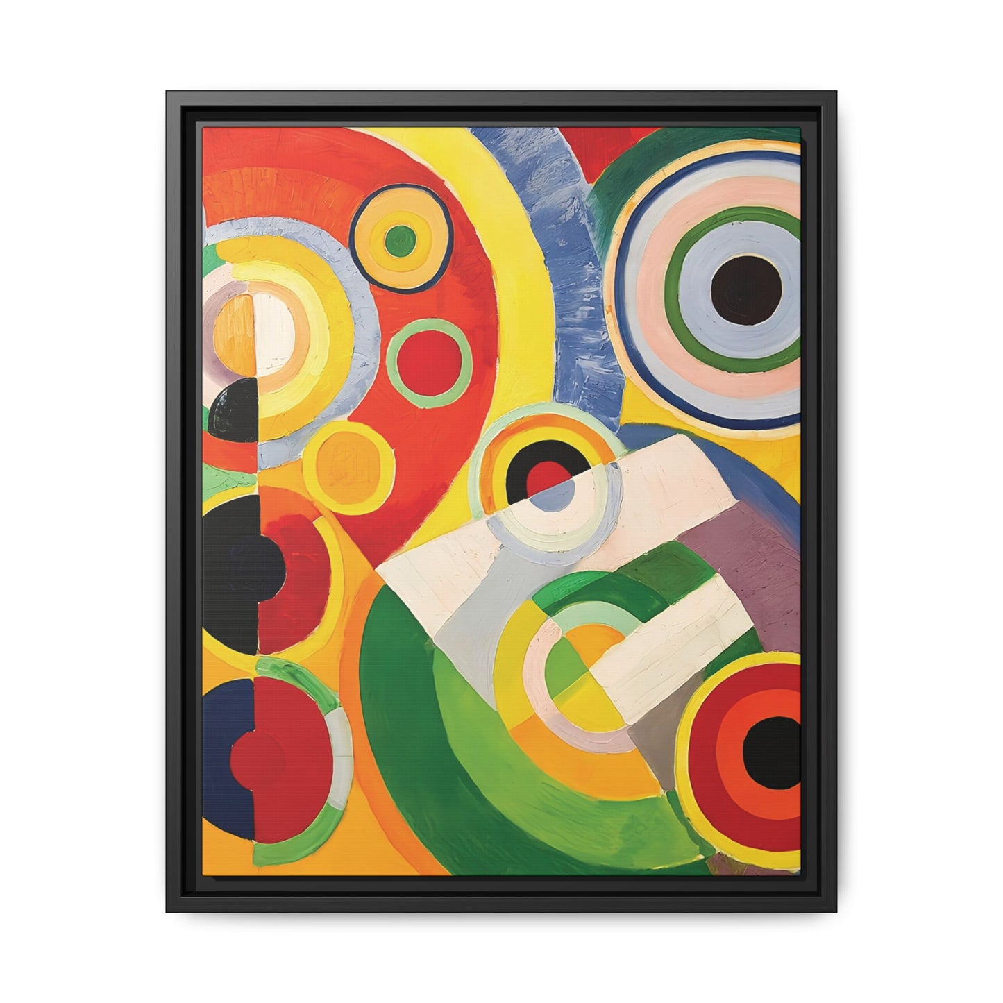 Rythme, Joie de vivre (1930) by Robert Delaunay / Toile encadrée sur caisse américaine