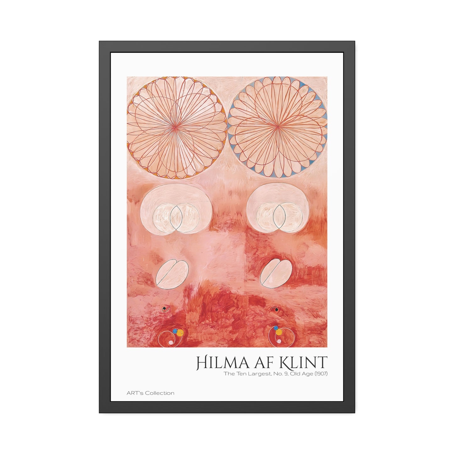 The Ten Largest, No. 9, Old Age (1907) by Hilma af Klint / Affiche Encadrée série ART's Collection