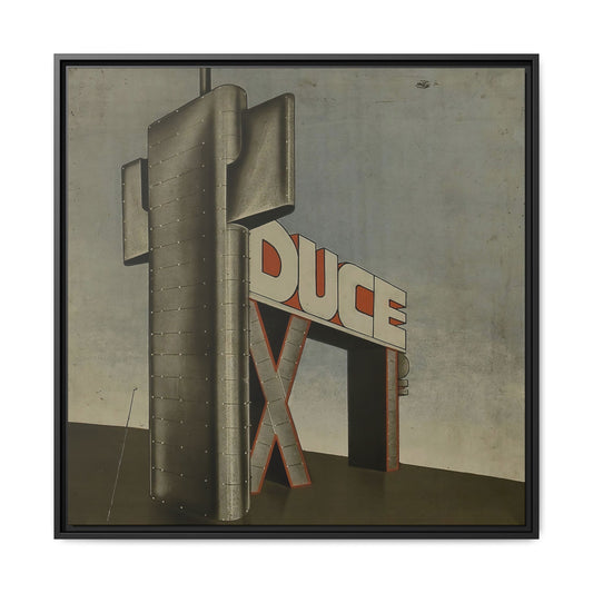 Parole in liberta - futuriste olfattive tattili-termiche Pl. 14 (1932) by Filippo Tommaso / Toile encadrée sur caisse américaine