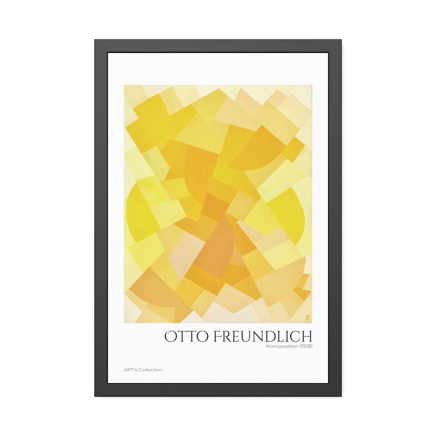 Komposition (1938) by Otto Freundlich / Affiche Encadrée série ART's Collection